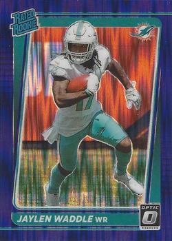 2021 Donruss Optic Purple Shock #208 Jaylen Waddle Value - Football