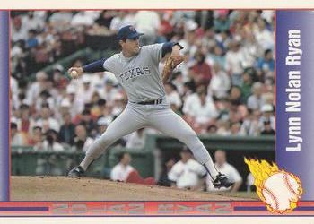 1991 Pacific Ryan Texas Express I #75 Nolan Ryan Pitcher Texas Rangers 