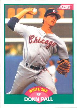 1989 Topps Baseball Card #458 Donn Pall (Chicago White Sox)  S00198