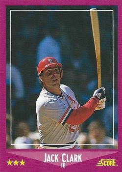 Jack Clark - Cardinals #183 Donruss 1988 Baseball Trading Card