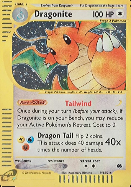 pokemon card dragonite Dark Dragonite Pokemon Card Credit Card Credit Card Skin – Anime Town  Creations