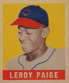 1948 Cleveland Indians Picture Pack Satchel Paige BVG 3.5 **Portait Image**  - Body Logic