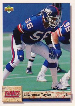 Lawrence Taylor Signed 2005 Topps All American #17 Trading Card