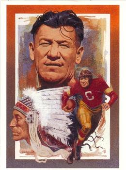 2006 Topps HOF Tribune Jim Thorpe Football Card Canton Bulldogs (1x AP/HOF)