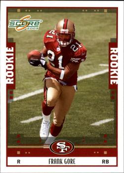 : Frank Gore 2005 UD Reflections Future Fabrics Rookie