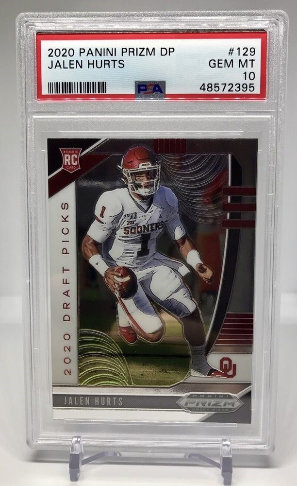 2020 Panini Prizm Draft Picks #129 Jalen Hurts Rookie Card