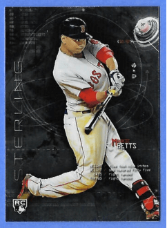 2014 Bowman Sterling Mookie Betts Rookie Card #17
