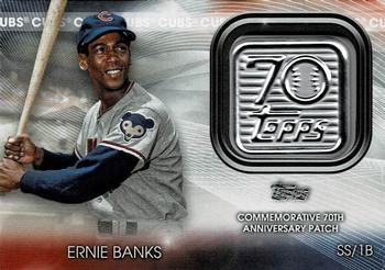 2012 Topps - Manufactured Retired Number Patch #RN-EB - Ernie Banks