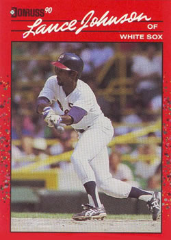 MAJESTIC  LANCE JOHNSON Chicago, White Sox 1990 Cooperstown