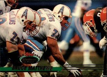 : 1991 Score Football #242 Bruce Matthews Houston Oilers Official  NFL Trading Card : Collectibles & Fine Art