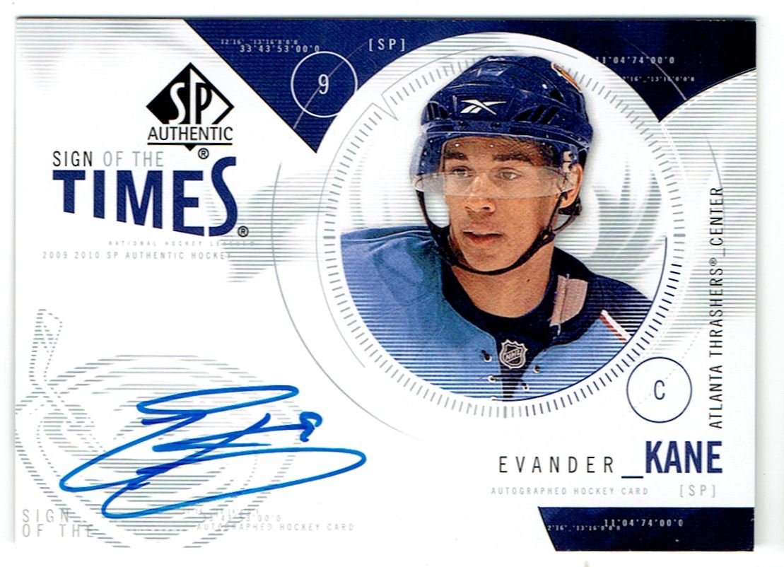 Evander Kane NHL Memorabilia, Evander Kane Collectibles, Verified Signed  Evander Kane Photos