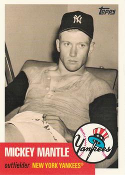 ⚾ 2007 Topps Baseball Base Card #7 Mickey MANTLE ⚾