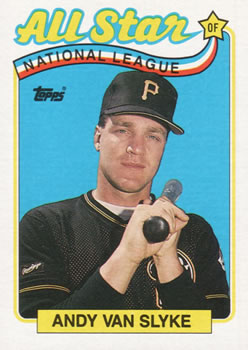 Andy Van Slyke Topps 1989 392 Baseball Card