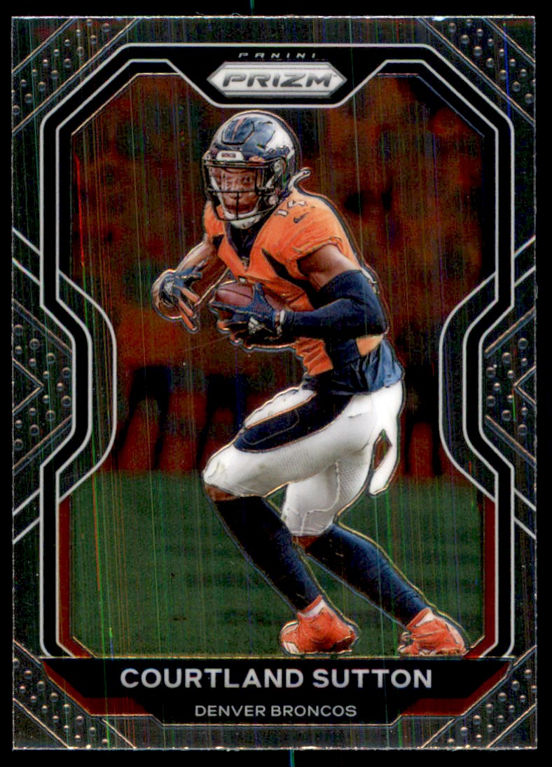 Courtland Sutton Signed 2018 Donruss #312 Rookie Card Beckett 10 Slab