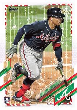 2018 Topps Holiday Lorenzo Cain Milwaukee Brewers #HMW161 Baseball card  M32P4