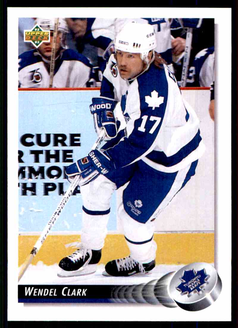 1994-95 Premier Hockey Wendel Clark #55 on Kronozio