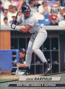 Jesse Barfield - Yankees #316 Donruss 1992 Baseball Trading Card