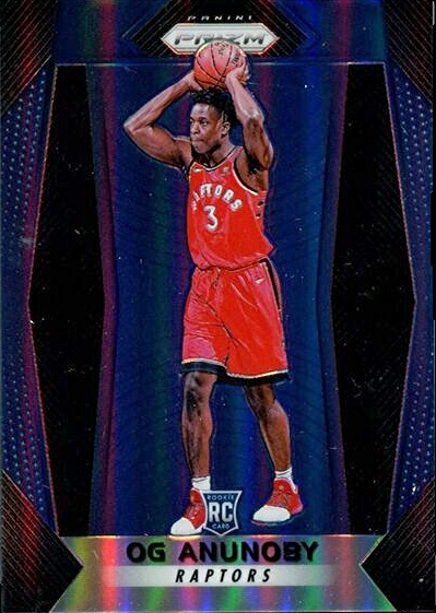 2017 Panini Prizm Prizms Blue #38 OG Anunoby Value