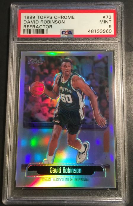 1999-2000 Topps Chrome David Robinson Refractor #73
