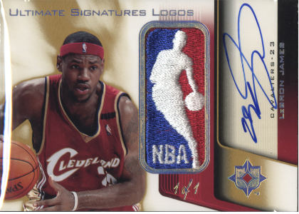 2004 Upper Deck Ultimate Signatures Logos LeBron James #USL-LJ 1/1 - $1,291,500