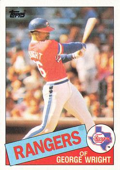 1983 Affiliated Food Stores Texas Rangers - [Base] #26 - George Wright