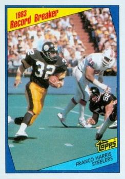 Franco Harris Autograph Signed 1984 Topps Card 166 Steelers -   Denmark