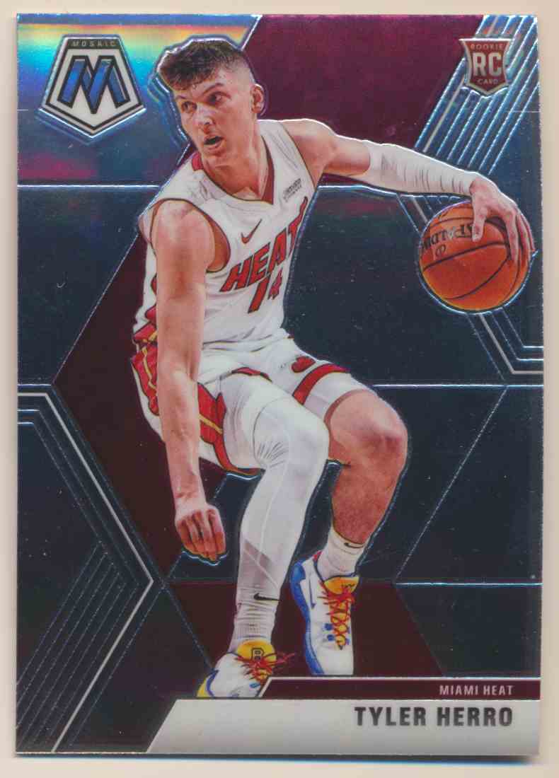 Tyler Herro Signed 2019-20 Panini Mosaic #280 RC (PSA)