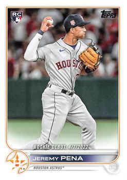 Jeremy Pena 2022 Topps Stadium Club Rookie Card #107