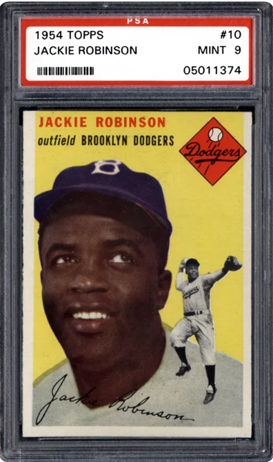 1954 Topps Jackie Robinson #10