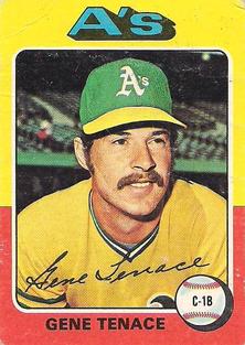  1971 Topps # 338 Gene Tenace Oakland Athletics