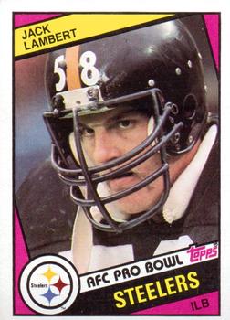 Jack Lambert Autograph Signed 1980 Topps Card 280 Steelers 