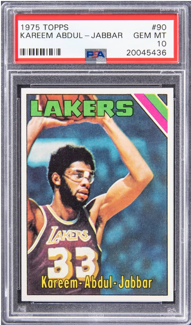 1975 Topps Kareem Abdul Jabbar #90