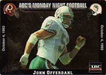 pacific football 1991 #270 john offerdahl miami - Buy Collectible stickers  of other sports on todocoleccion