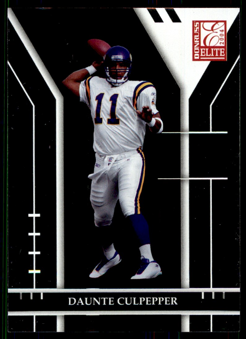 Daunte Culpepper Unsigned 2006 Upper Deck Exquisite Jersey Card