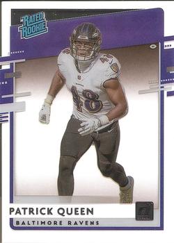 2020 Select Concourse Patrick Queen Rookie Baltimore Ravens #93