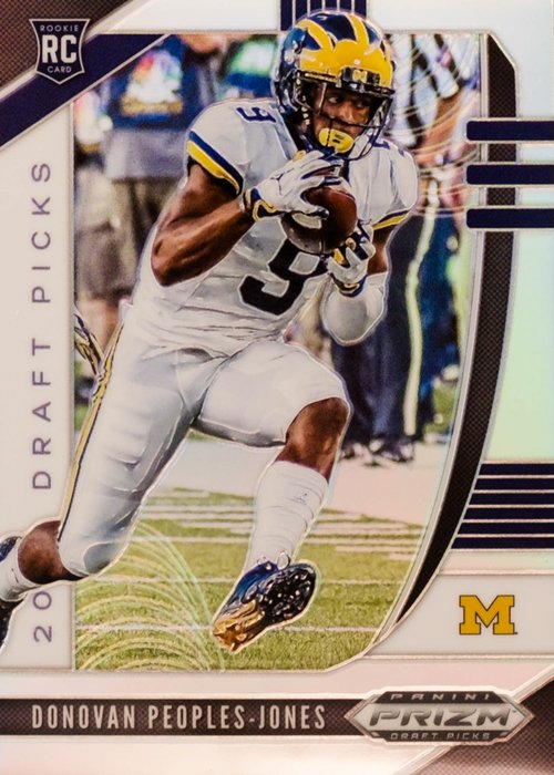 Donovan Peoples-jones Rookie Card RC 2020 Absolute Football 