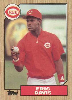 Eric Davis #44 OF Reds #260 Topps 1990 Baseball Card