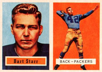 Lot (2) 1990 Pro Set Super Bowl MVP's Bart Starr #1 & #2 - Green Bay Packers