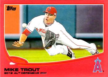 Auction Prices Realized Baseball Cards 2013 Topps Mike Trout SLIDING-DESERT  CAMO