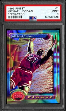 1993 Topps Finest Michael Jordan Refractor #1