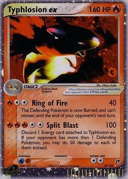 2003 Pokemon EX Sandstorm 99/100 Typhlosion ex Value null