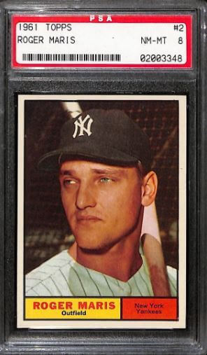 1961 Topps Roger Maris #2