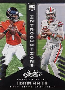 2021 Score Justin Fields 1991 Throwback RC #TB2 Ohio State-Chicago Bears