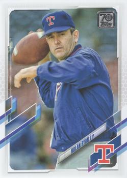 Nolan Ryan 2021 Topps Platinum Players Die Cut Texas Rangers #PDC-7