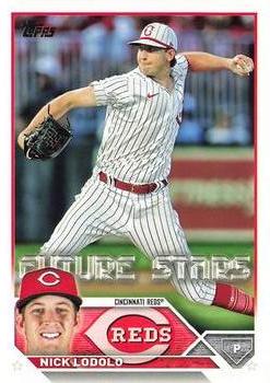 Nick Lodolo 2021 Topps Bowman Chrome Mojo Refractor Sub Set Baseball  Cincinnati Reds 