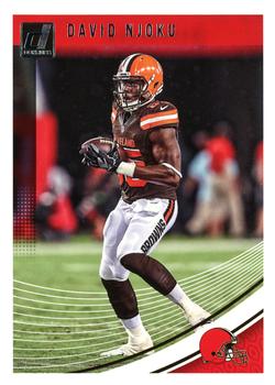 : 2018 Panini NFL Football #75 David Njoku Cleveland Browns  Official Trading Card : Collectibles & Fine Art