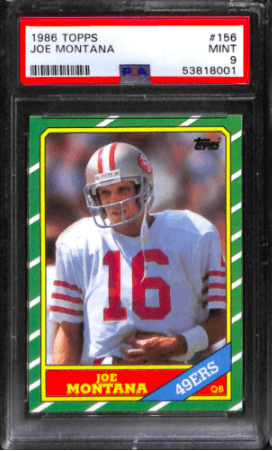 1986 Topps Joe Montana #156