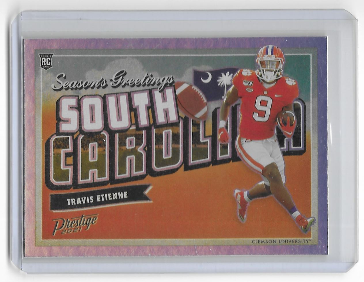 2021 Panini Select #RSW-TET Travis Etienne Jr. Rookie Jersey Relic