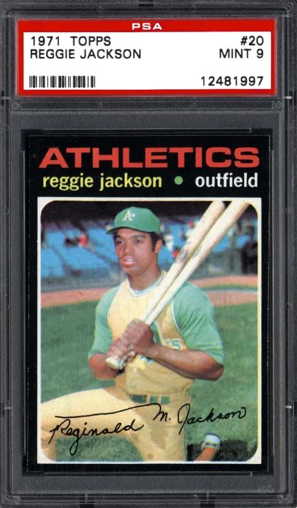 1971 Topps Reggie Jackson #20