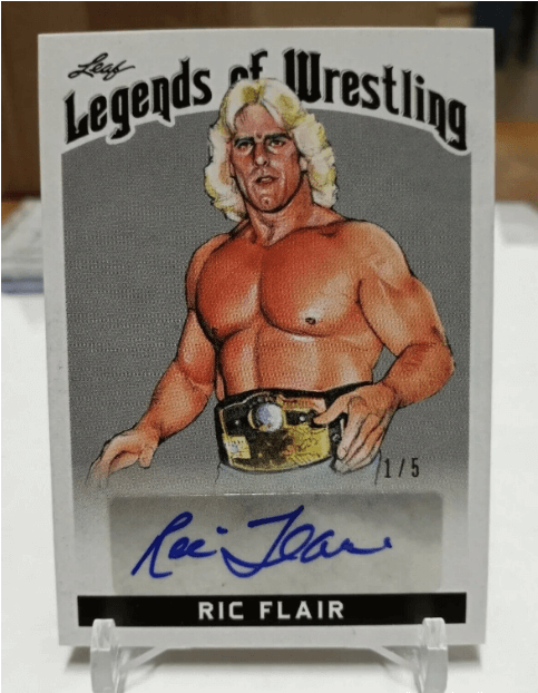 2018 Leaf Legends of Wrestling Ric Flair Auto /5
